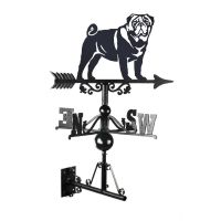 Pug Weathervane Mounted Pug Weathervane Mounted