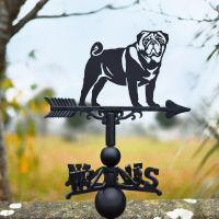 Pug Steel and Cast Iron Weathervane Pug Steel and Cast Iron Weathervane