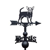 Chihuahua Weathervane on White Background Chihuahua Weathervane on White Background