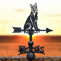 Weathervane with German Shepherd Motif