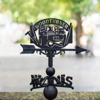 Woodturner Weathervane in Location Woodturner Weathervane in Location