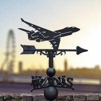 Cast Iron and Steel Weathervane with R1 Sentinel Aircraft Motif
