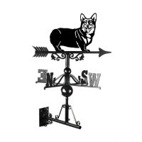 Pembroke Welsh Corgi Weathervane Mounted