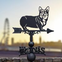 Weathervane with Pembroke Welsh Corgi Topper