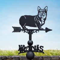 Weathervane with Pembroke Welsh Corgi Motif
