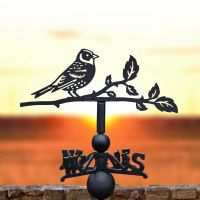 Brambling Weathervane at Sunset