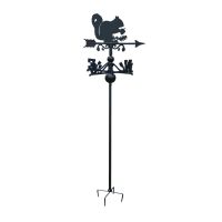 Squirrel Free Standing Weathervane on White Background