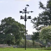 Mary Poppins Free Standing Weathervane in Situ