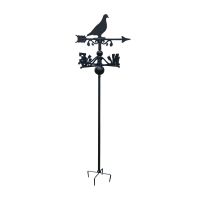 Pigeon Free Standing Weathervane in Black