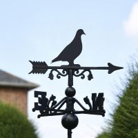 Pigeon Free Standing Weathervane Created From Iron