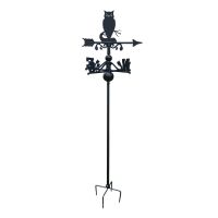 Owl Free Standing Weathervane in Black Owl Free Standing Weathervane in Black