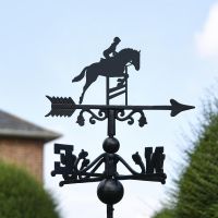 Show Jumping Horse Topper on the Weathervane