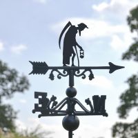 Old Father Time Topper on the Weathervane