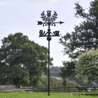 Scottish Thistle Free Standing Weathervane