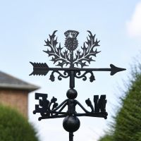 Scottish Thistle Topper on the Weathervane
