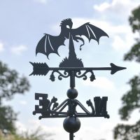 Fire Breathing Dragon Poppins Topper on the Weathervane