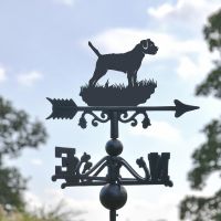 Border Terrier Topper on the Weathervane Border Terrier Topper on the Weathervane