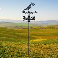 Raven & Holly Free Standing Weathervane Raven & Holly Free Standing Weathervane