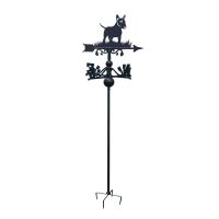 English Bull Terrier Free Standing Weathervane on White Background