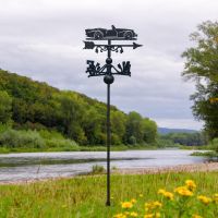 SP250 Daimler Free Standing Weathervane in Location