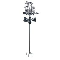 Meadow Free Standing Weathervane on White Background Meadow Free Standing Weathervane on White Background