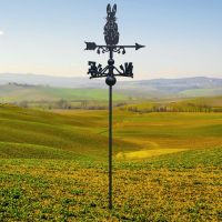 Free Standing Weathervane with Mr Rabbit Motif Free Standing Weathervane with Mr Rabbit Motif