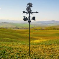 Free Standing Weathervane with Mr Bunny Motif Free Standing Weathervane with Mr Bunny Motif