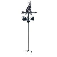 German Shepherd Free Standing Weathervane on White Background German Shepherd Free Standing Weathervane on White Background