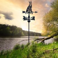 Free Standing Weathervane with German Shepherd Topper Free Standing Weathervane with German Shepherd Topper