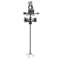 Boxer Dog Free Standing Weathervane on White Background Boxer Dog Free Standing Weathervane on White Background