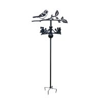 Sparrow Free Standing Weathervane on White Background