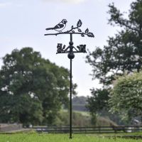 Free Standing Weathervane with Sparrow Motif