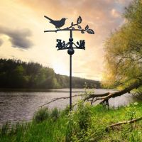 Blackbird Free Standing Weathervane Blackbird Free Standing Weathervane
