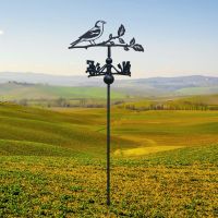 Free Standing Weathervane with Chaffinch Motif Free Standing Weathervane with Chaffinch Motif