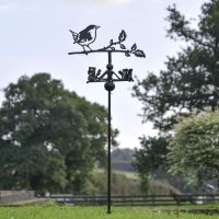 Free Standing Weathervane with Wren Motif
