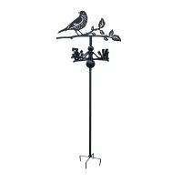 Thrush Free Standing Weathervane on White Background