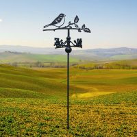 House Sparrow Free Standing Weathervane in Situ