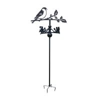Bullfinch Free Standing Weathervane on White Background