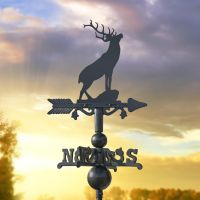 Miniature Weathervane with Stag Design 