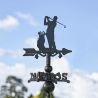 Mini Weathervane with Golf Topper Mini Weathervane with Golf Topper