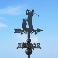 Golf Topper on Mini Weathervane Golf Topper on Mini Weathervane
