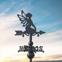Miniature Weathervane with Sitting Fairy Motif Miniature Weathervane with Sitting Fairy Motif