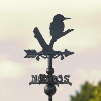 Mini Weathervane with Kingfisher Motif 