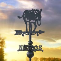 Miniature Weathervane with Donkey Design 