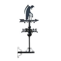 Mounted Old Father Time on Mini Weathervane Mounted Old Father Time on Mini Weathervane