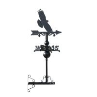 Mounted Cornish Chough on Mini Weathervane