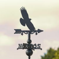 Mini Weathervane with Cornish Chough Motif 