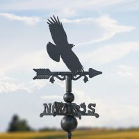 Cornish Chough on Miniature Weathervane 