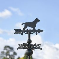Mini Weathervane with Cocker Spaniel Topper Mini Weathervane with Cocker Spaniel Topper