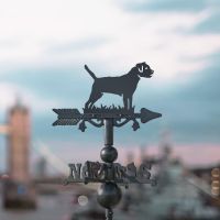 Border Terrier on Miniature Weathervane in Situ Border Terrier on Miniature Weathervane in Situ